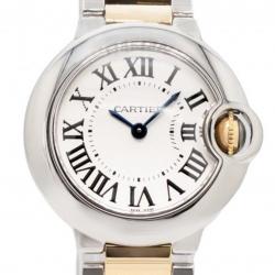 Cartier Ballon Bleu De 28MM W69010Z4 Two Tone Watch